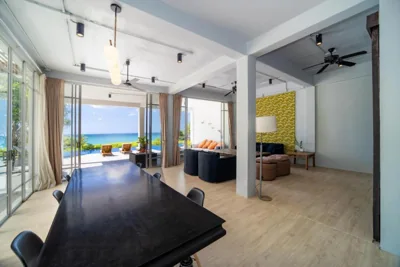 Black Pearl 8 Bedroom Beach Villa Private Pool Gym Free Car Free Water and Electricity Maid 10 Meters to the Beach – 사진 6