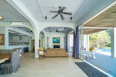 Black Pearl 8 Bedroom Beach Villa Private Pool Gym Free Car Free Water and Electricity Maid 10 Meters to the Beach – 사진 7