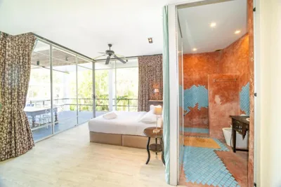 Black Pearl 8 Bedroom Beach Villa Private Pool Gym Free Car Free Water and Electricity Maid 10 Meters to the Beach – 사진 16